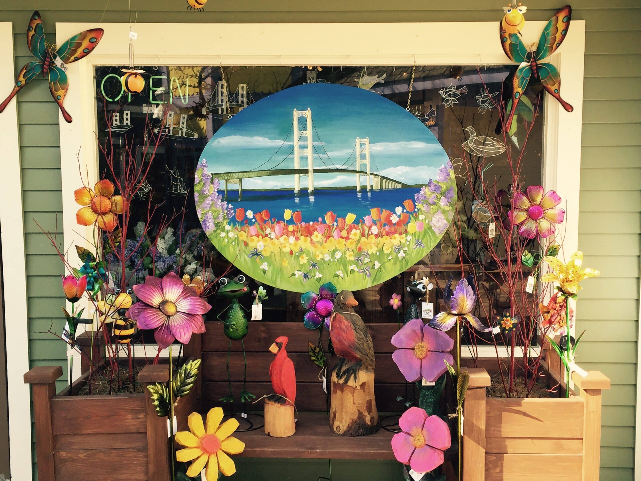 Seasons Spring Storefront Window